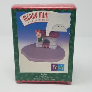 1999 Hallmark x Disney Merry Miniatures Piglet (Winnie The Pooh) #1 Decor